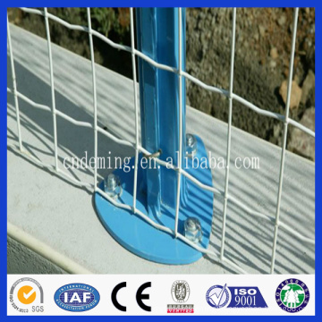 DM Low Carbon Steel Euro Style Wire Mesh Fencing,50*100 Green Pvc Coated wave welded mesh fence